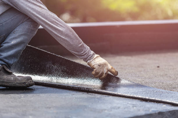 Professional Waterproofing technician working in Reynoldsburg, OH